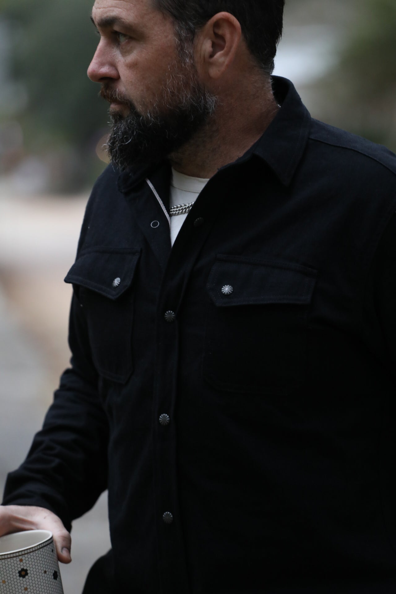 Crosscut Western- Black Denim
