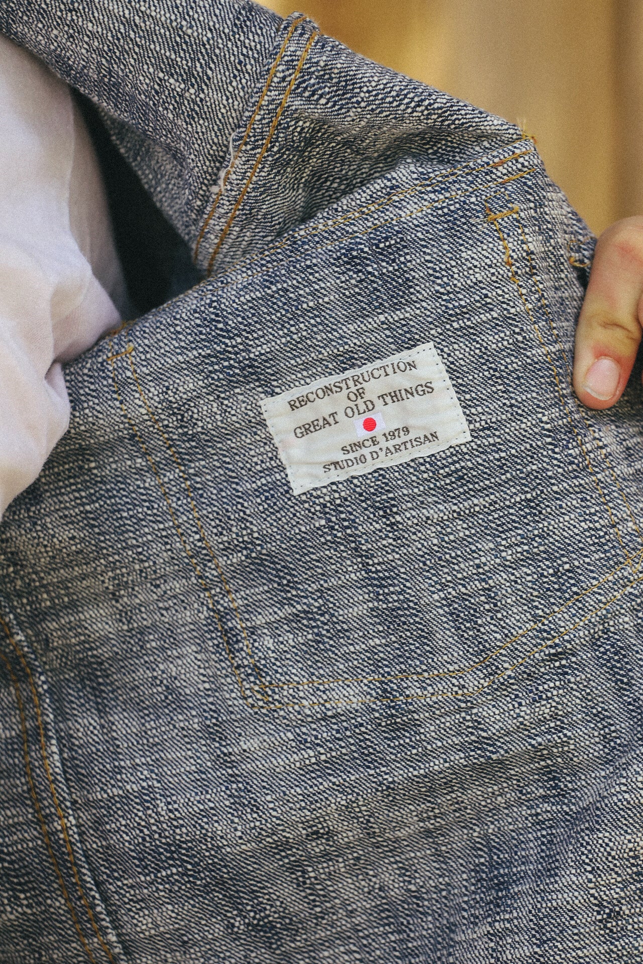 &quot;SOU-AI&quot; Type II Selvedge Denim Jacket- Twin Indigo (D4603)