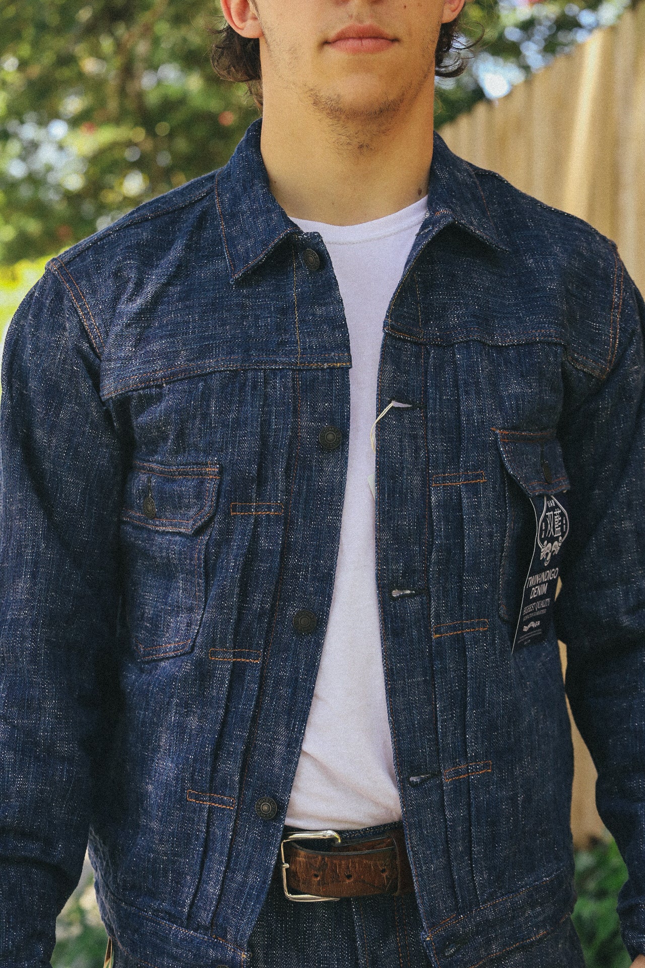 &quot;SOU-AI&quot; Type II Selvedge Denim Jacket- Twin Indigo (D4603)
