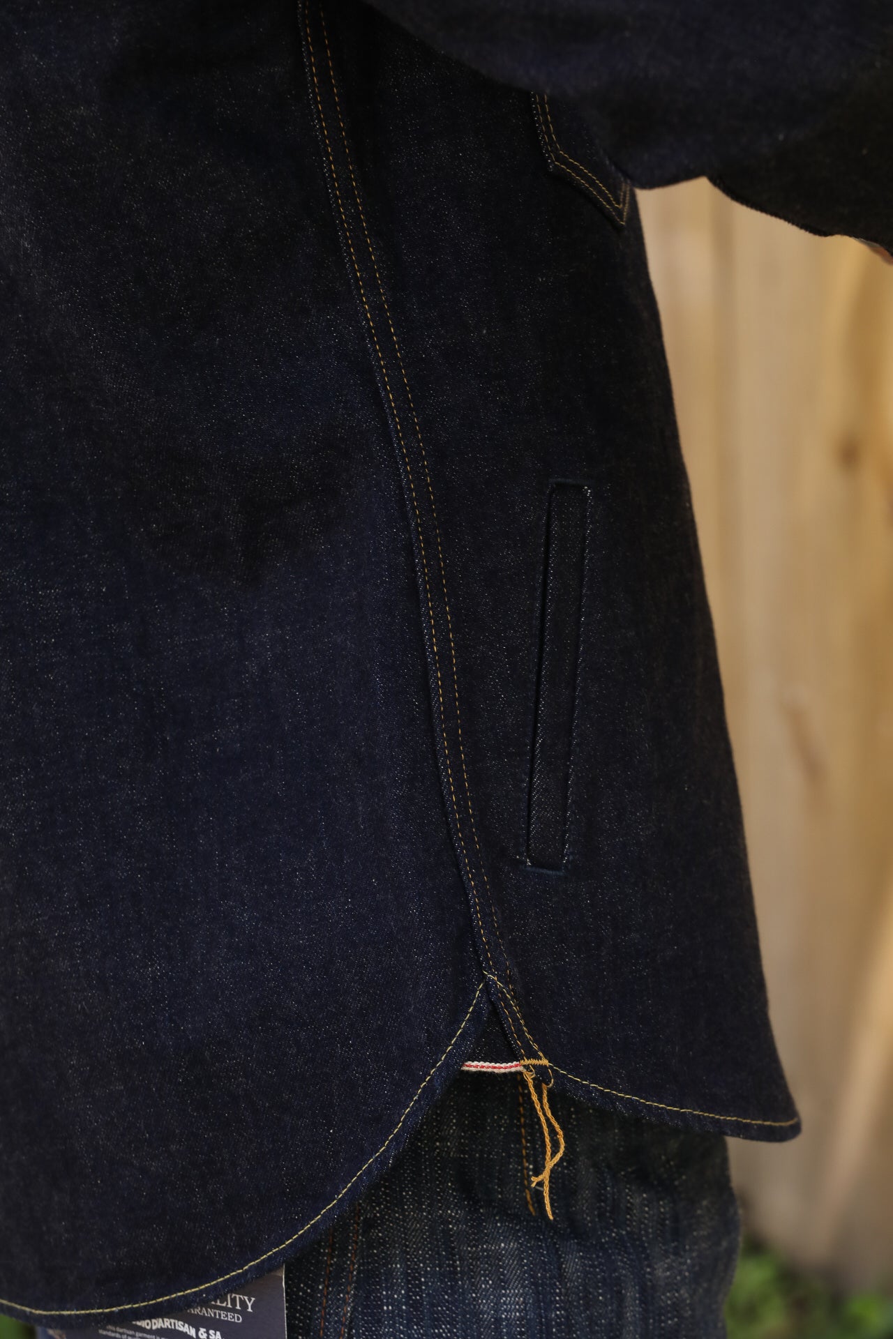 18oz Vintage Selvedge Denim CPO Shirt - Indigo IHSH-292-IND