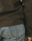 Single Rib Cardigan- Olive (772301)