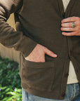 Single Rib Cardigan- Olive (772301)