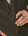 Single Rib Cardigan- Olive (772301)