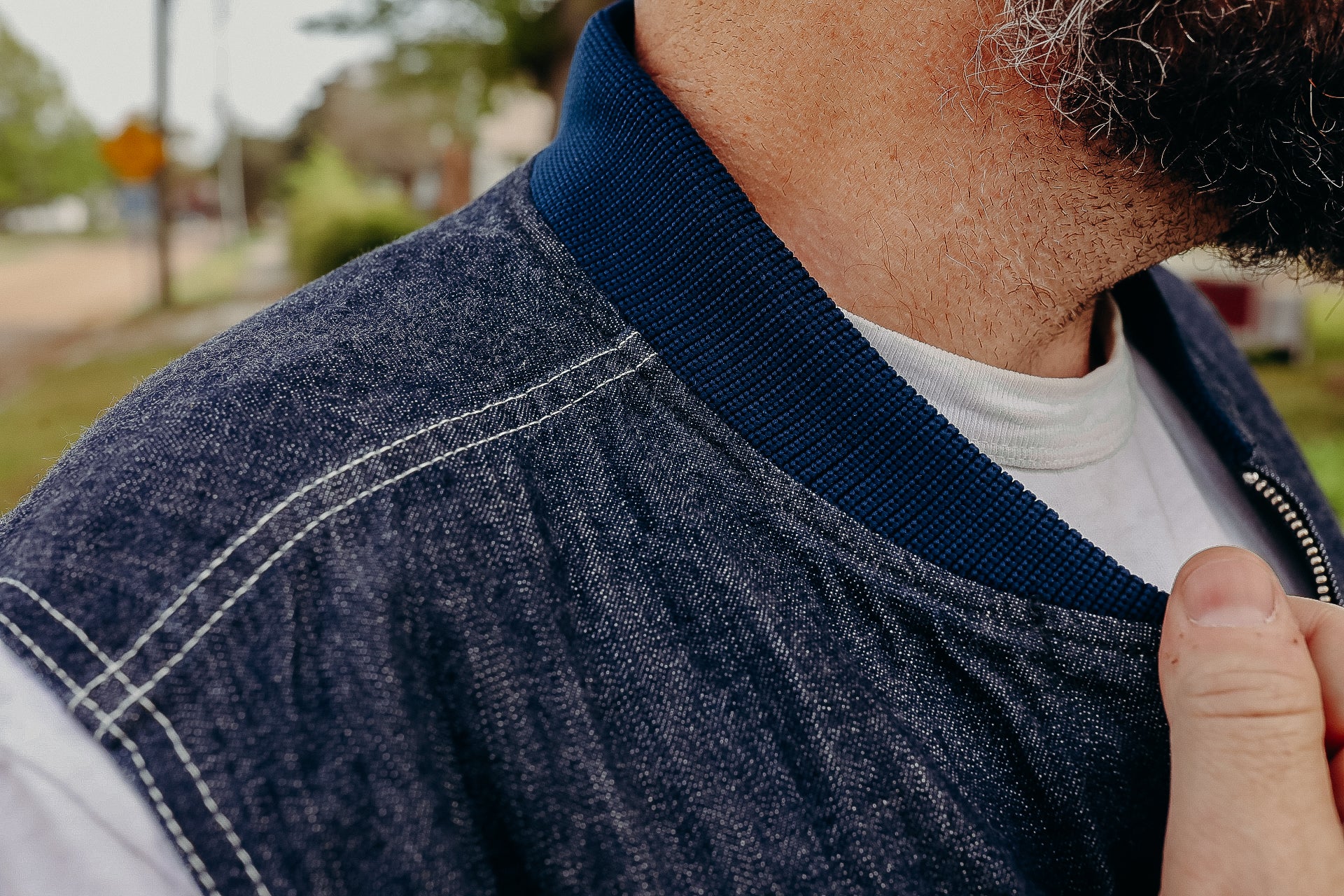 10oz Selvedge Denim Work Vest - Indigo IHV-48-IND