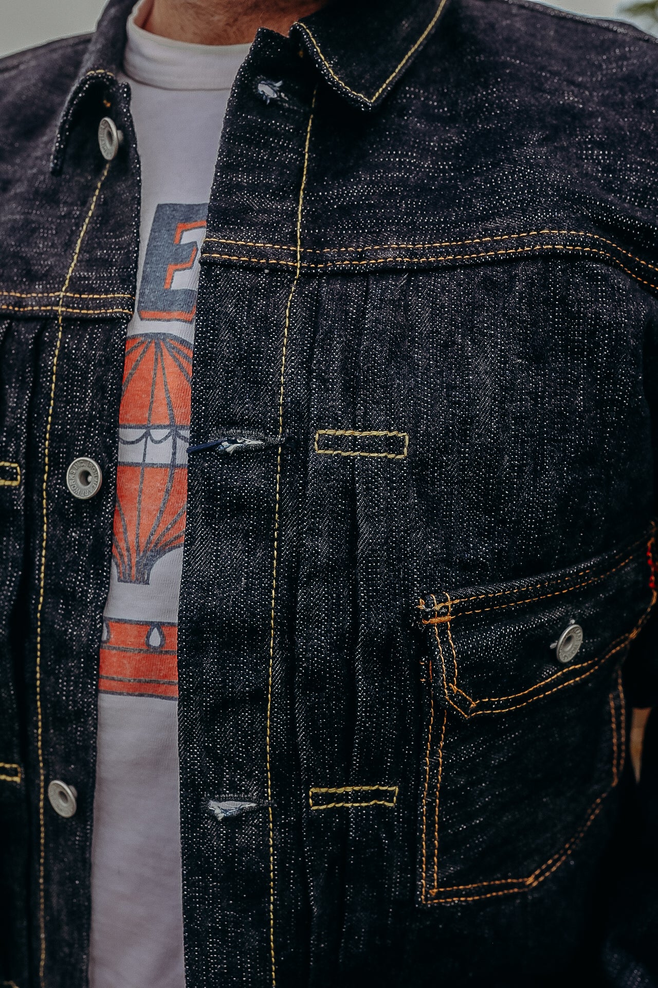 若者に人気のブランド II Type Denim Selvedge Slubby 16oz Jacket IHJ-507 Indigo - パンツ
