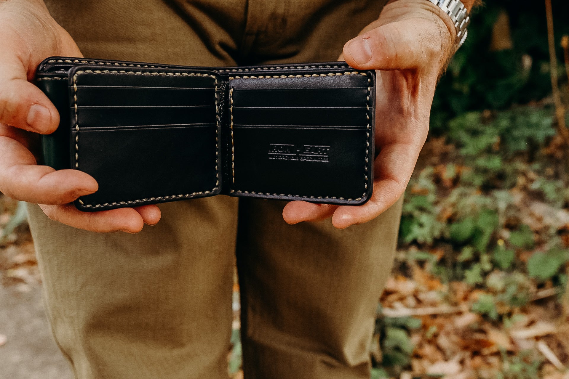 Small Shell Cordovan Wallet - Green