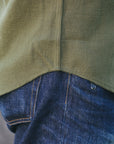 Western Slub Cotton- Olive Drab