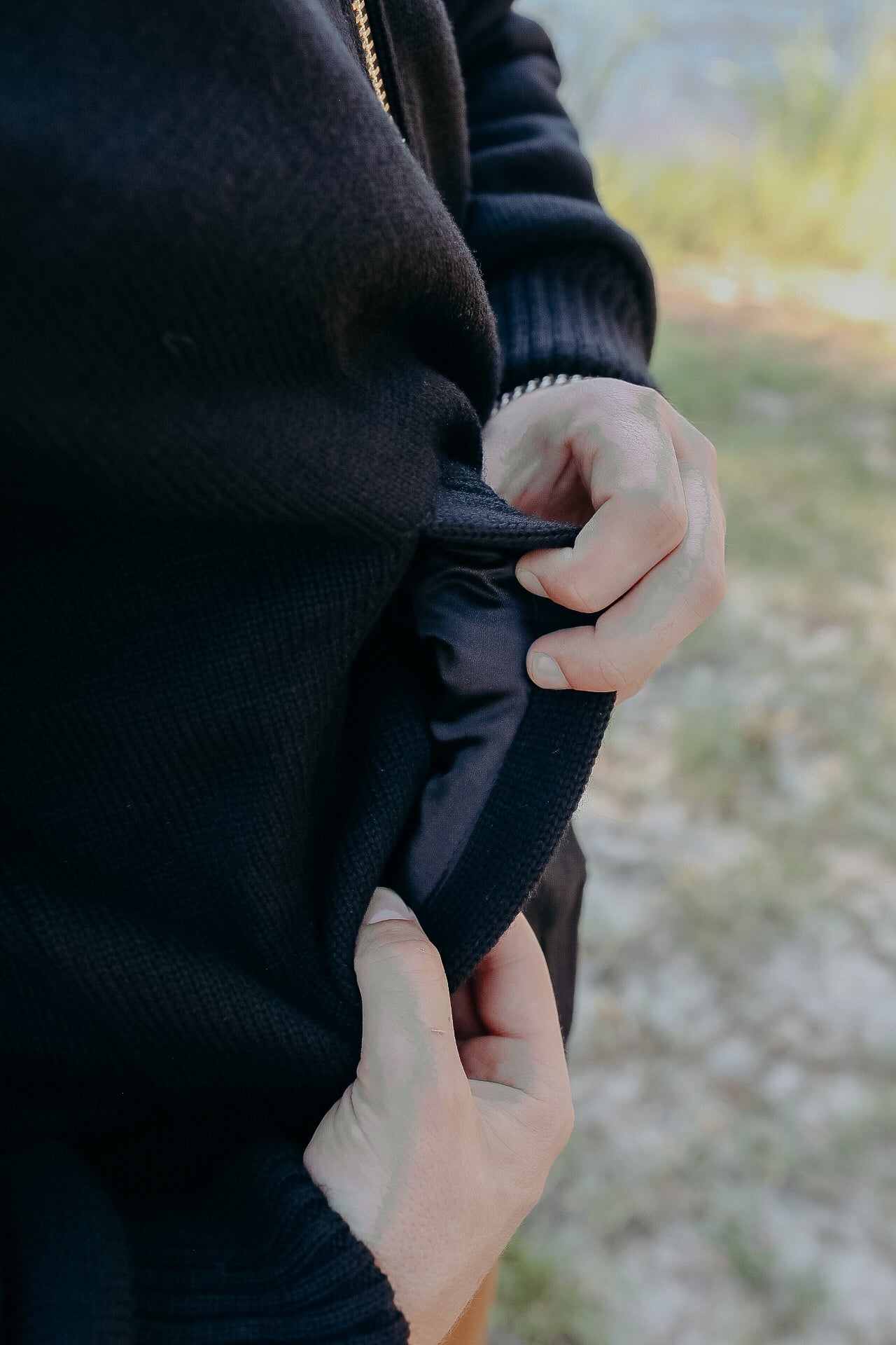 Full-Throttle Moto Hoodie - Black