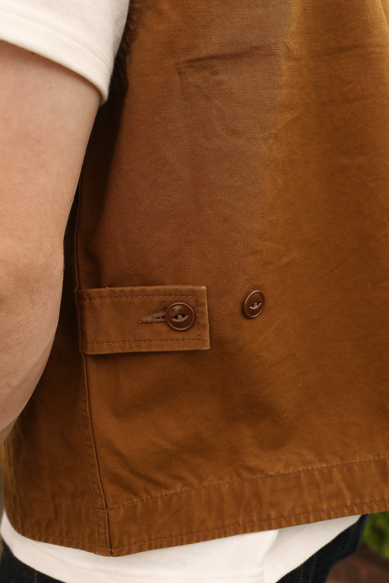 9oz Canvas Work Vest - Brown IHV-49-BRN