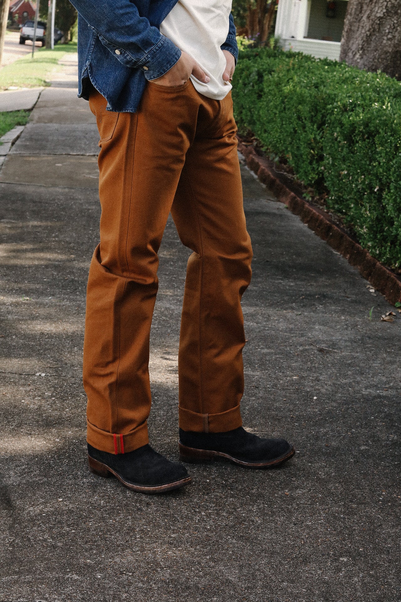 17oz Duck Straight Cut Jeans - Brown IH-634D – Iron Shop Provisions