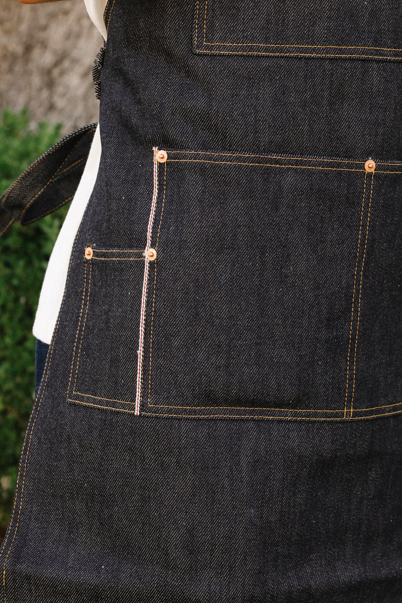 21oz Selvedge Denim Apron - Indigo IHG-056-IND