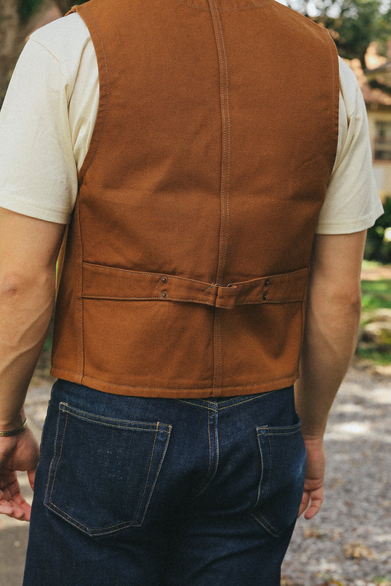 17oz Cotton Duck Work Vest - Brown IHV-03-BRN – Iron Shop Provisions