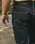 25oz Selvedge Denim Slim Tapered Cut Jeans - Indigo IH-777-XHS
