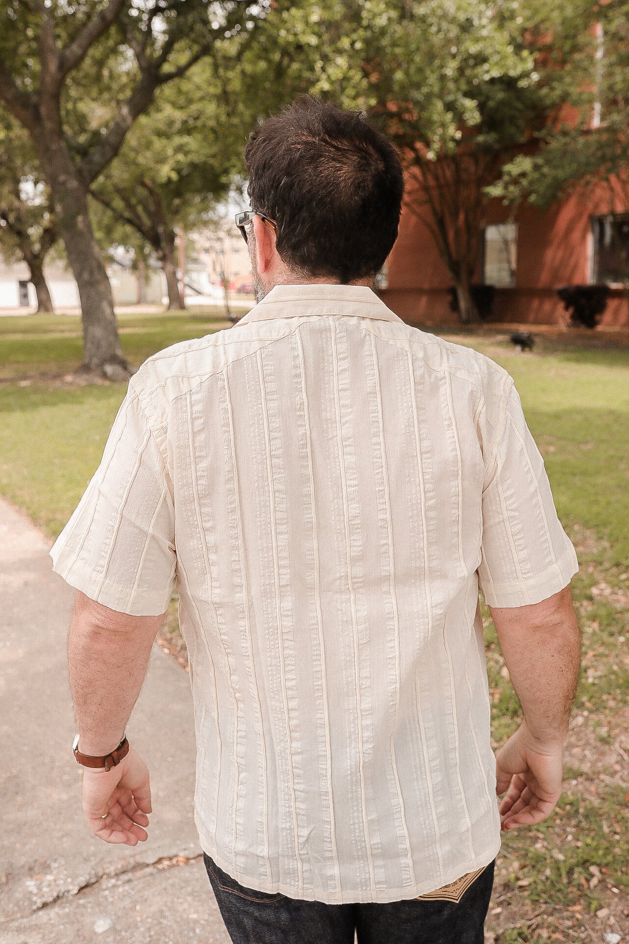 Cabana Shirt- Natural Rope Cloth