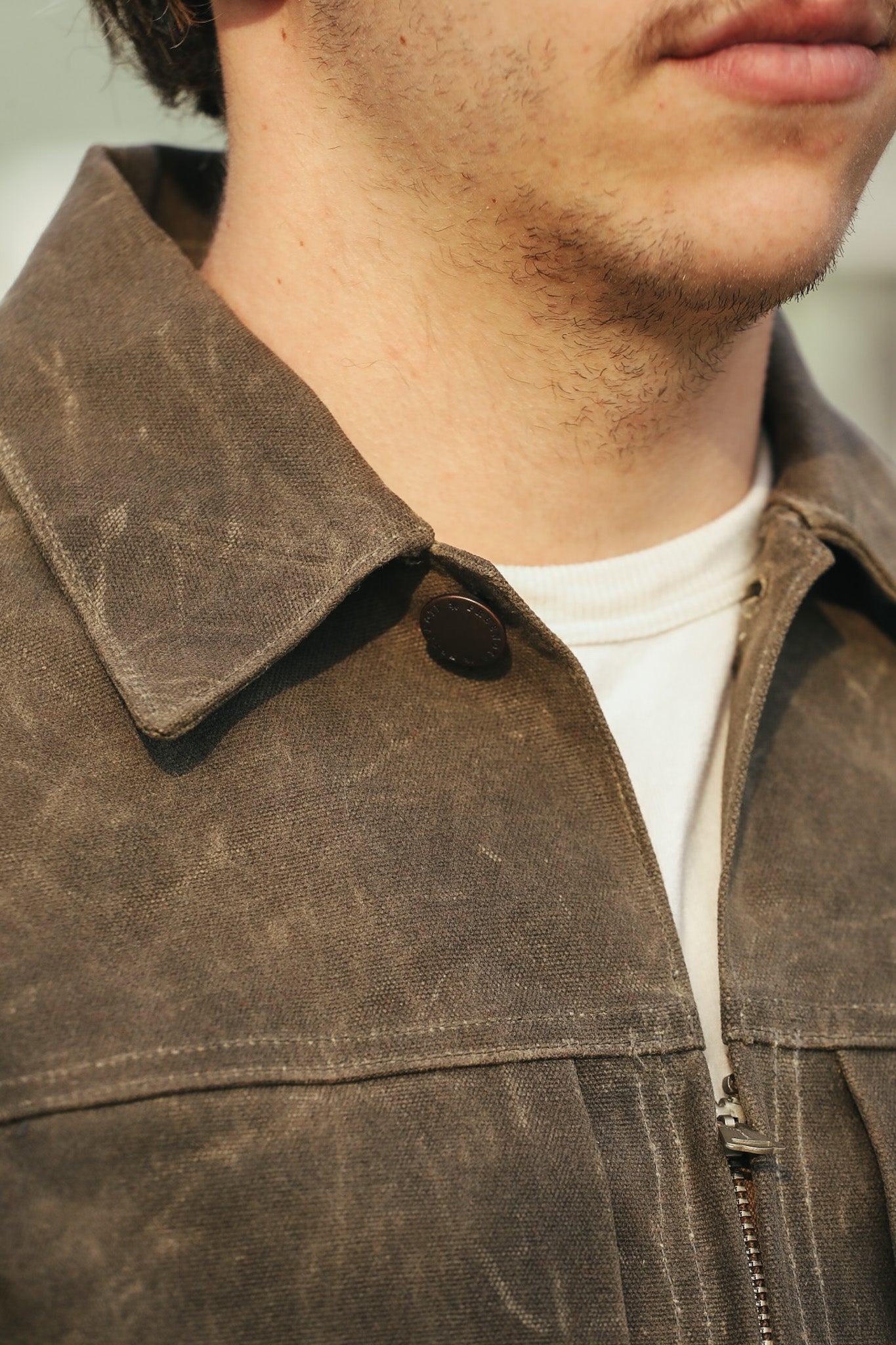 the long haul jacket in tobacco waxed canvas Faro Lined Heavy Wax Canvas-Tobacco – Iron Shop Provisions