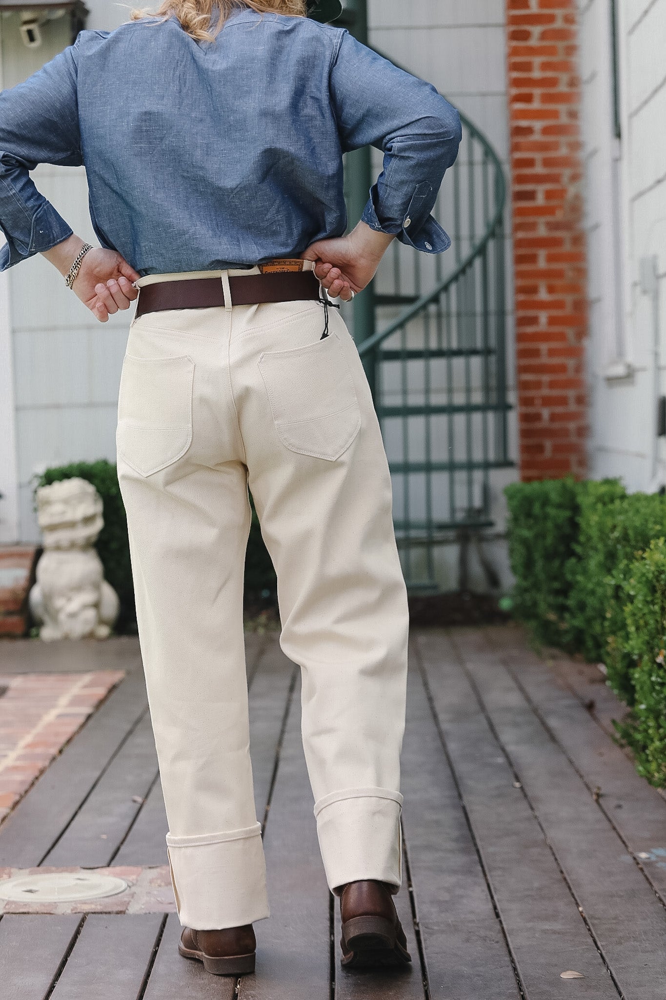 Freenote Cloth Modesto Straight Cut- 14oz Ecru Denim – Iron Shop Provisions