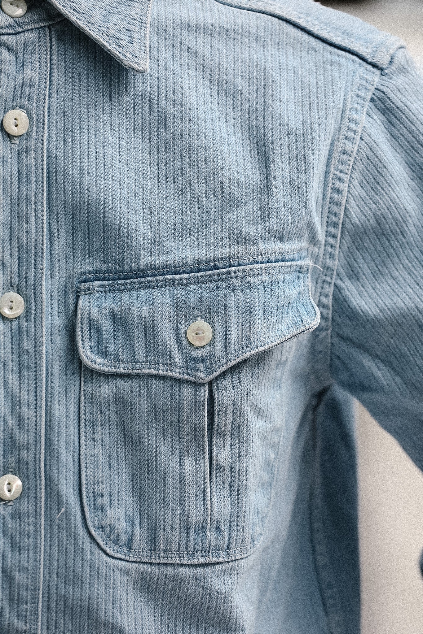 Freenote Cloth Rancho- Bleach Indigo Cord – Iron Shop Provisions