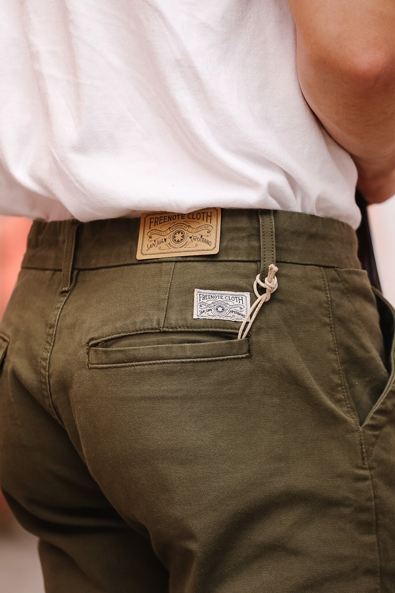 Freenote Cloth Workers Chino Slim Straight - Olive – Iron Shop