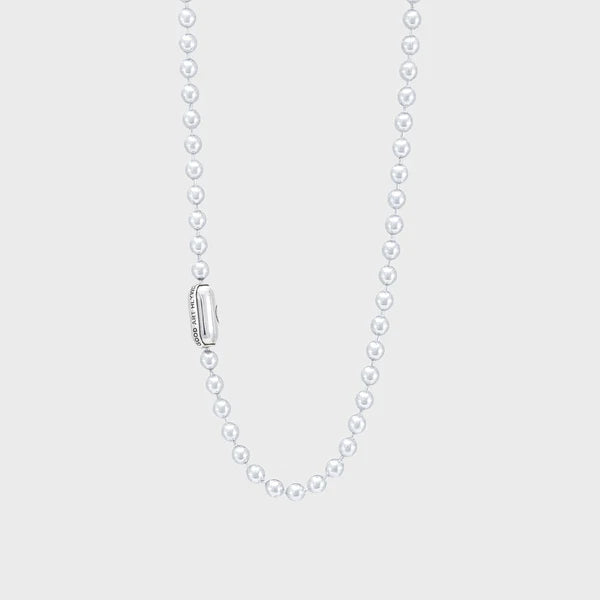 BALL CHAIN NECKLACE | LOGO - A