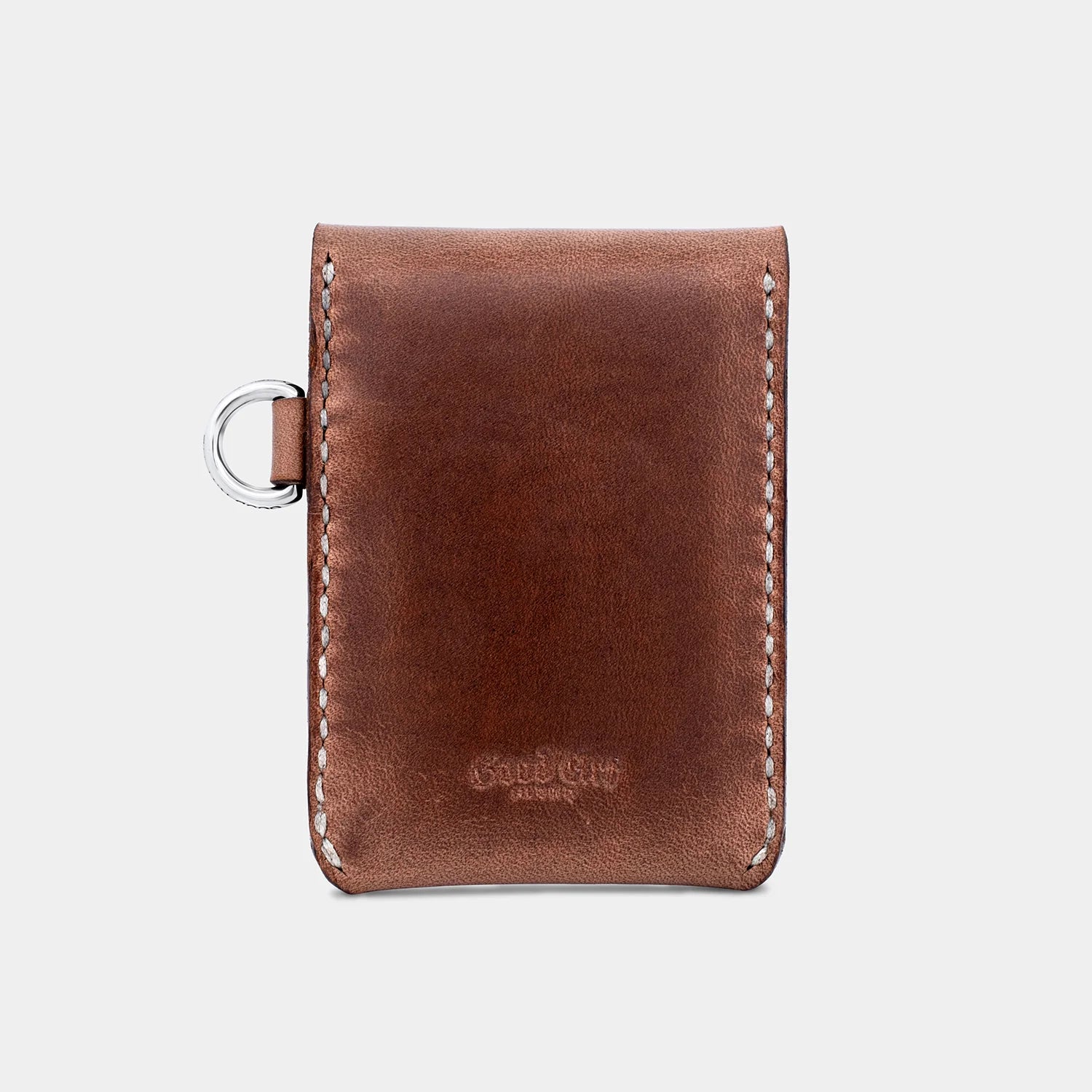 Snap Card Wallet-Natural Brown Horse