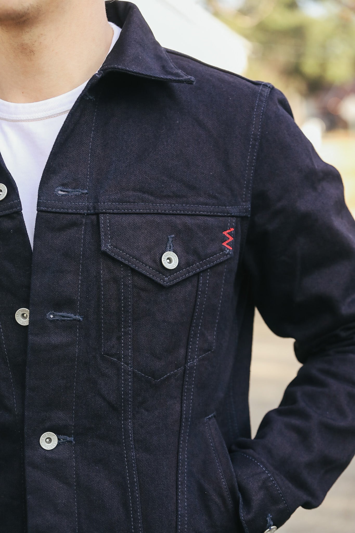 5cイセカイユニバース IH-526J-142ib 14oz Selvedge Denim Modified Type III Jacket