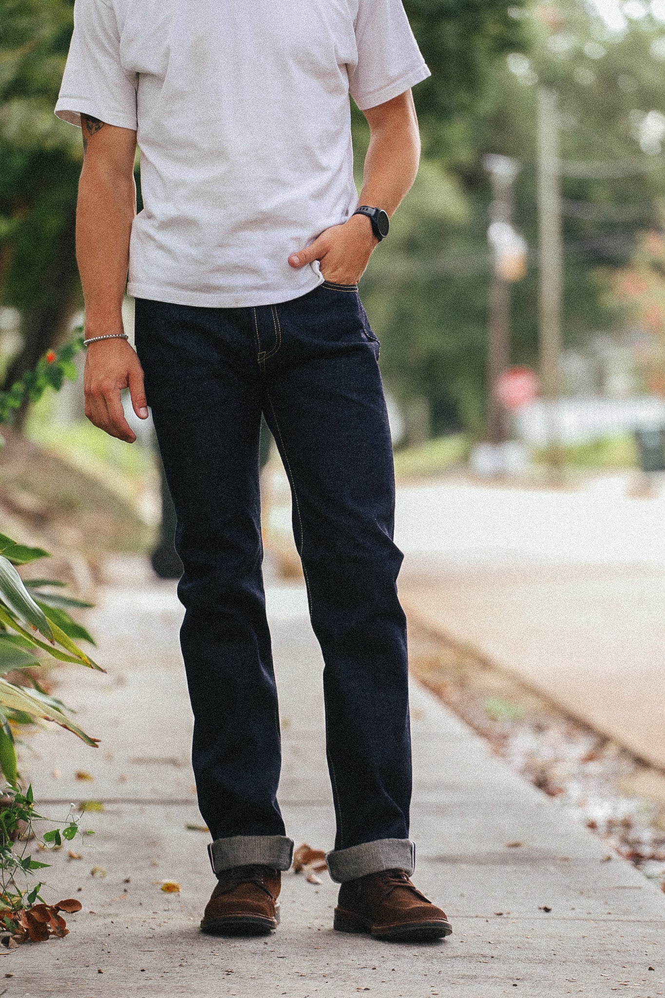 IH-666S-18 Iron Heart 18oz Vintage Selvedge Denim Slim Straight