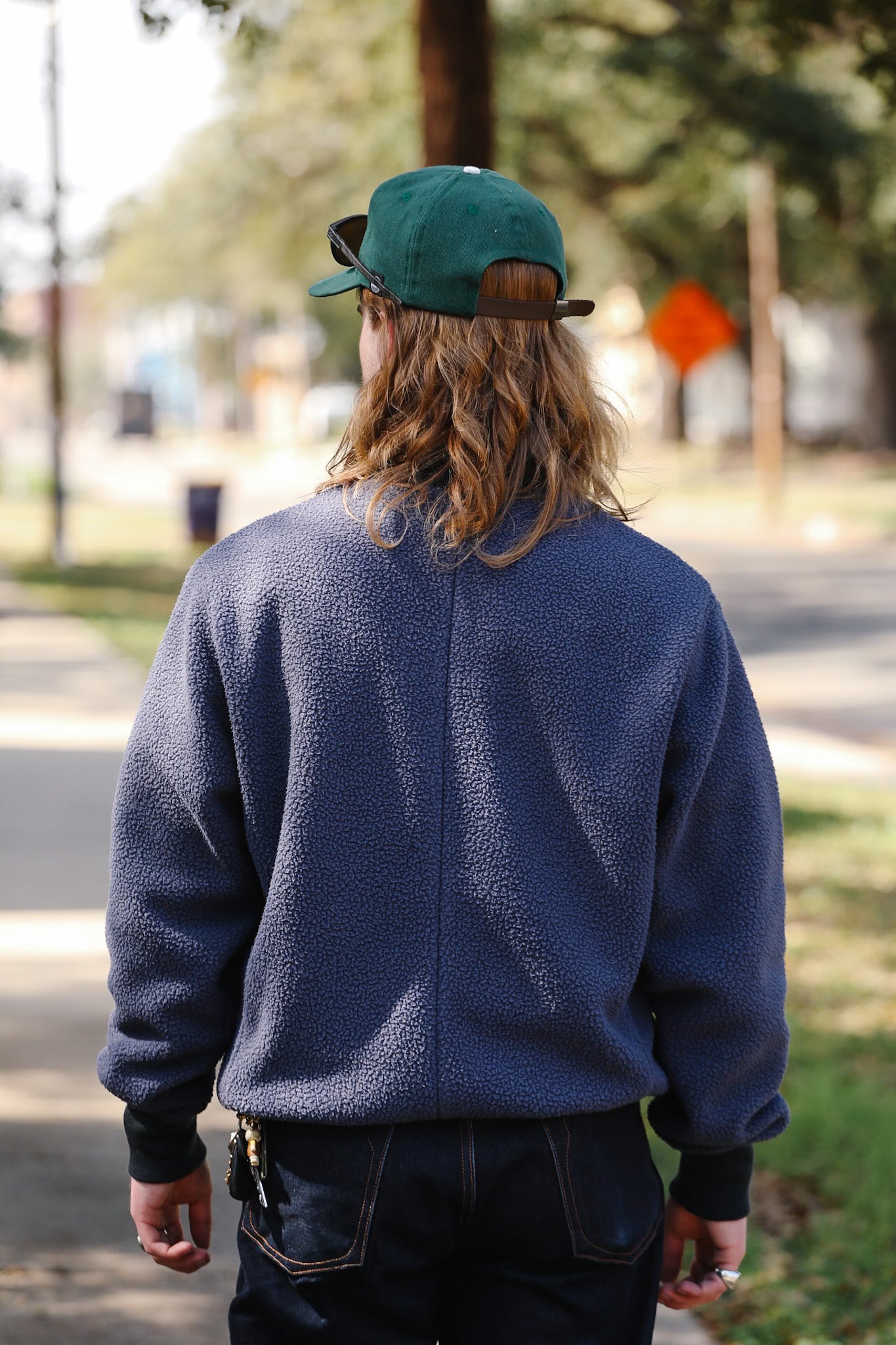 IHJ-157-NAV Iron Heart Reversible Fleece Jacket - Navy – Iron Shop