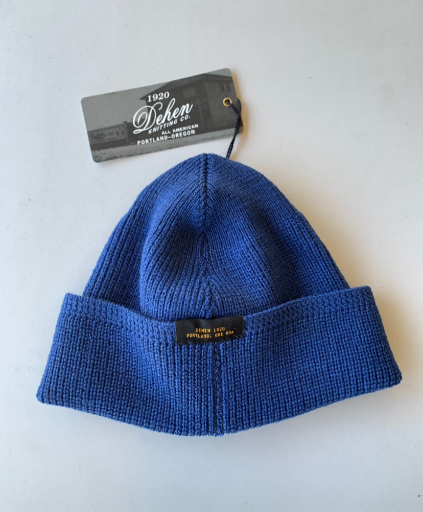 Wool Knit Watch Cap - Bridge Blue