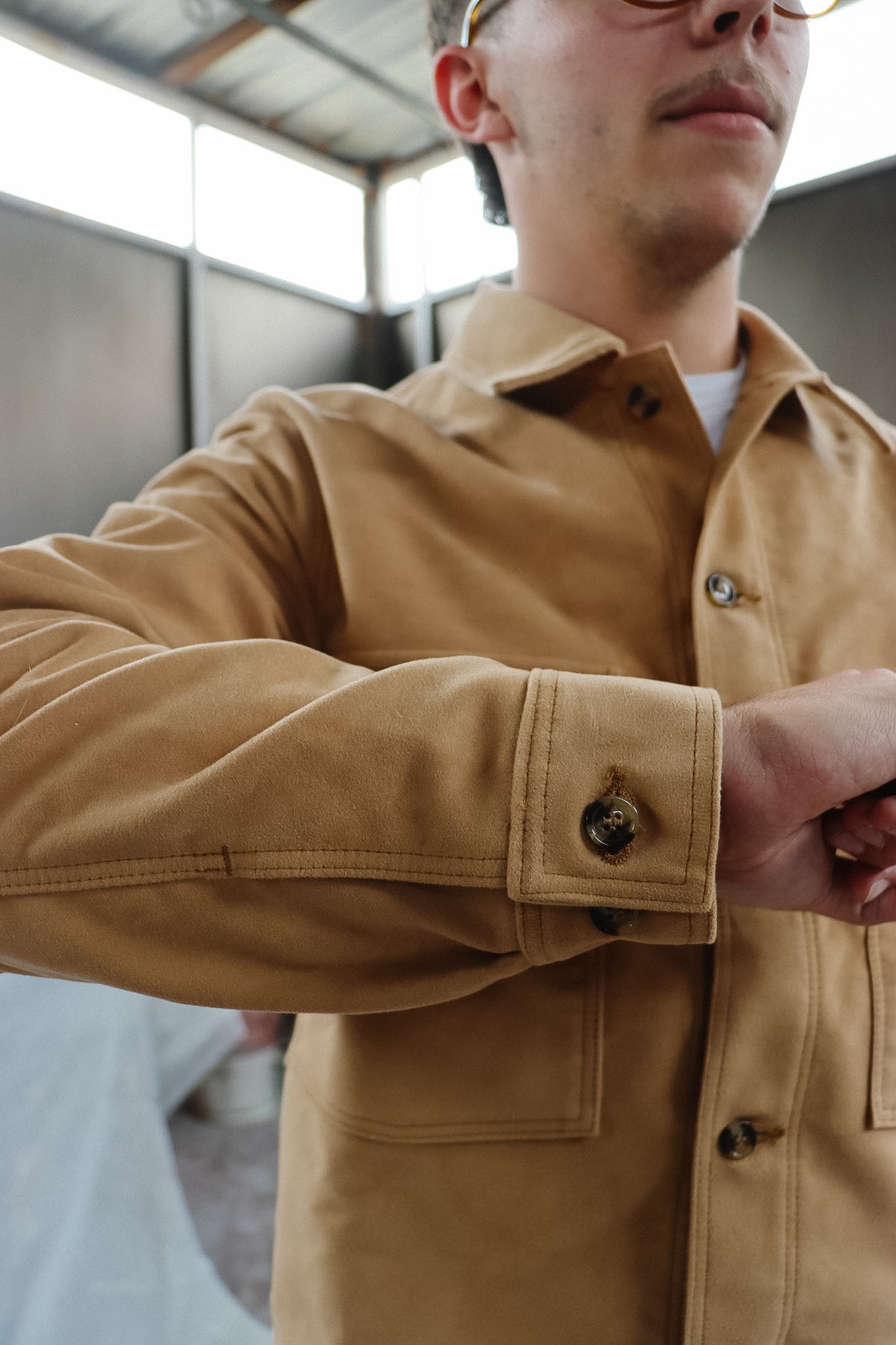 Dehen 1920 Skyline Overshirt- Palomino Moleskin – Iron Shop Provisions