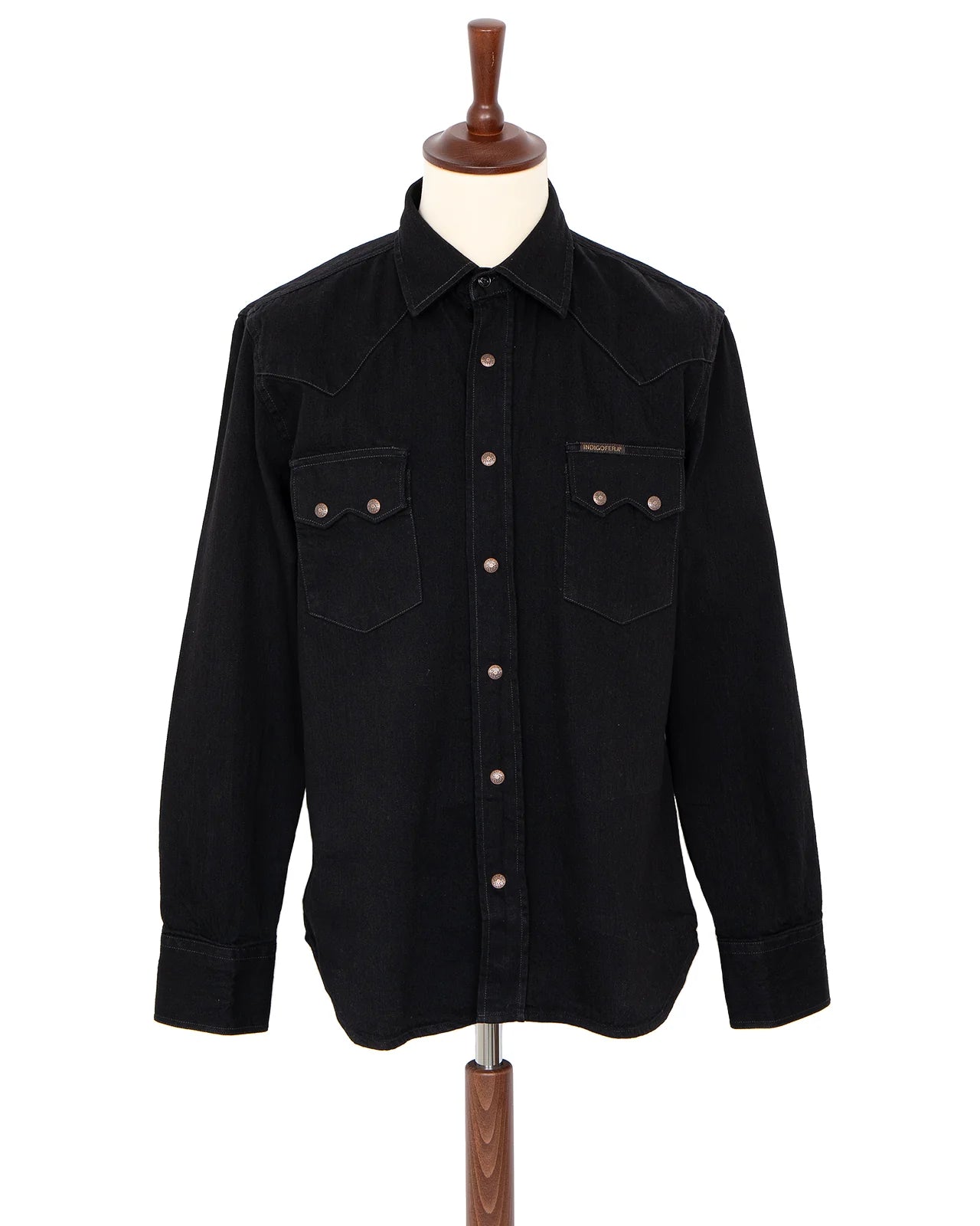 Ryman Denim Shirt, Petaca Black Denim, Rinsed