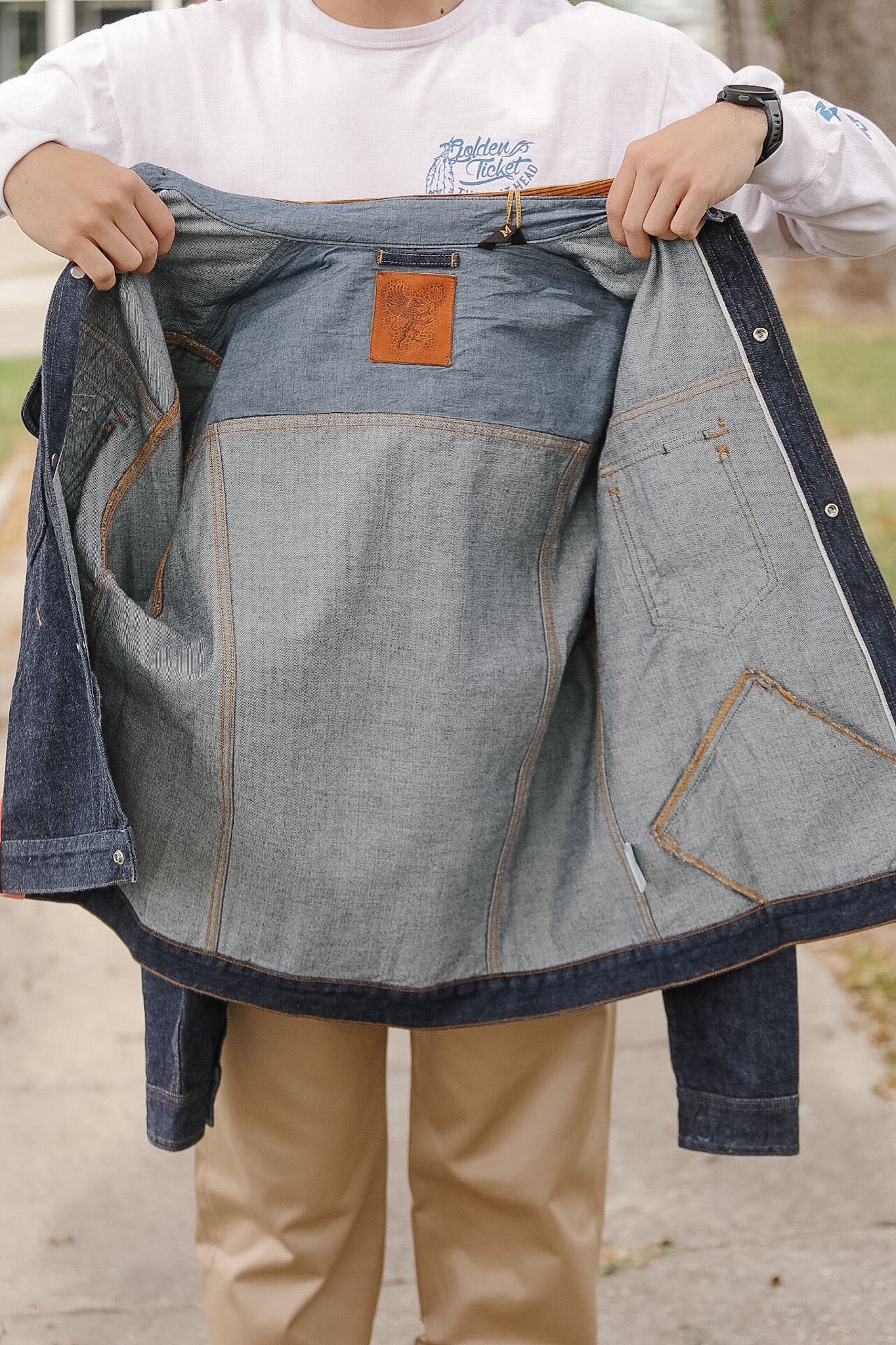 Indigofera Fargo Quarter Jacket- Vintage 70s Denim/ Soaked – Iron 