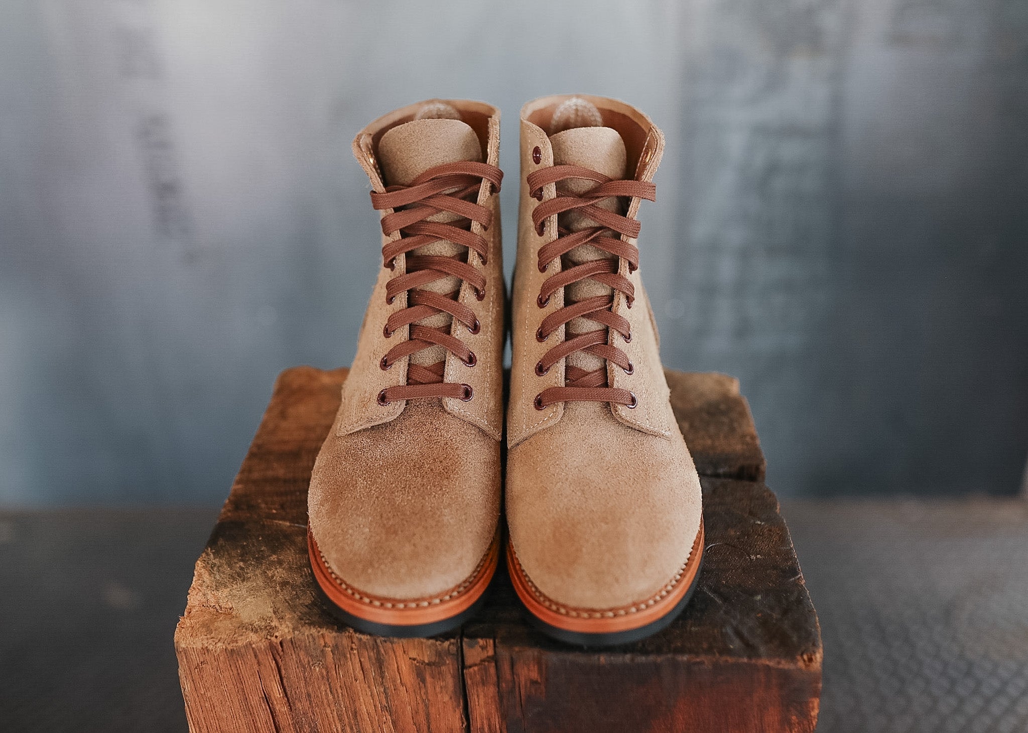 John Lofgren US Navy N-1 Field Shoes Boondockers- Natural CXL