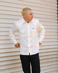 Lindell Tencel/ Cotton Shirt- White