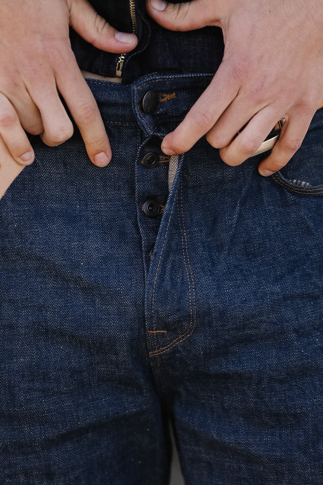 Modesto Straight Cut- 13oz Natural Rinsed Denim – Iron Shop Provisions