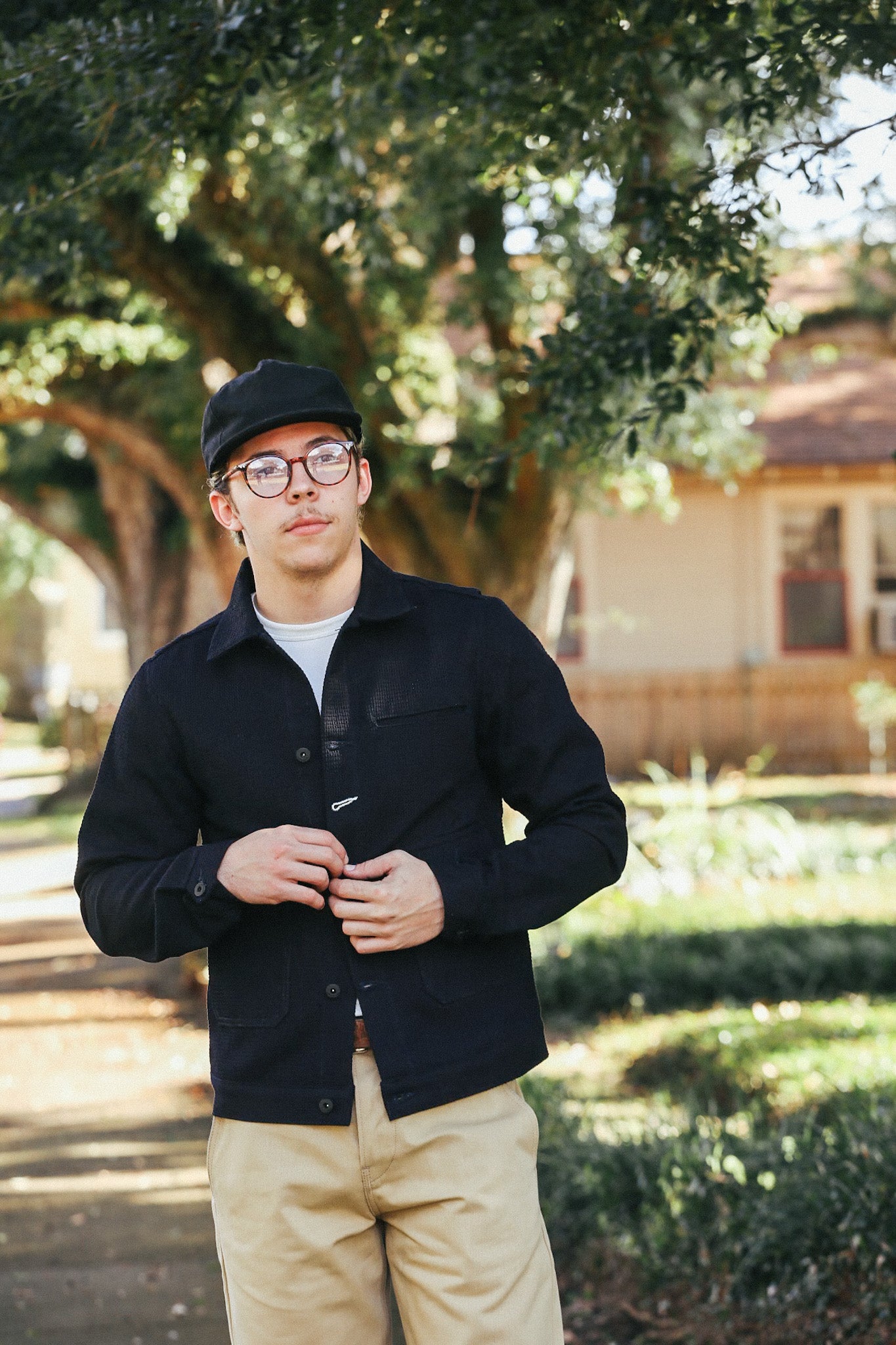 Ranger Jacket- Indigo Sashiko Waffle – Iron Shop Provisions