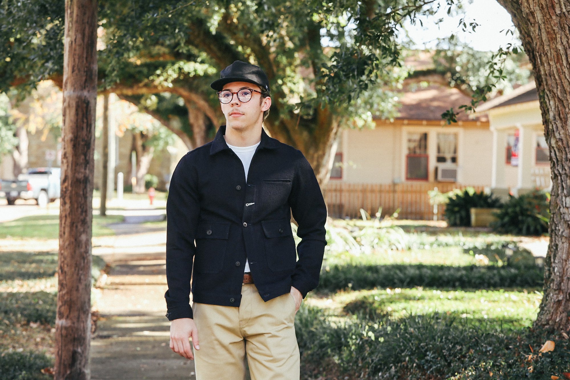 Ranger Jacket- Indigo Sashiko Waffle – Iron Shop Provisions