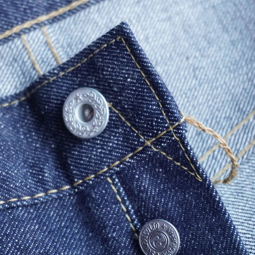 00s SCHLÜSSEL straight slim denim 44 Style WWII Wide Straight Jeans- Indigo (S2000HX) – Iron Shop