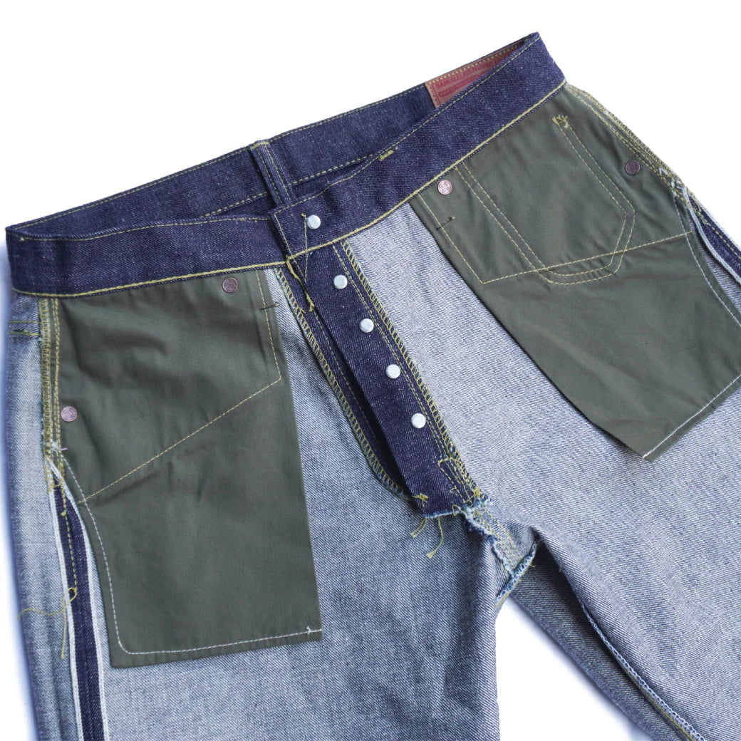 &#39;44 Style WWII Wide Straight Jeans- Indigo (S2000HX)