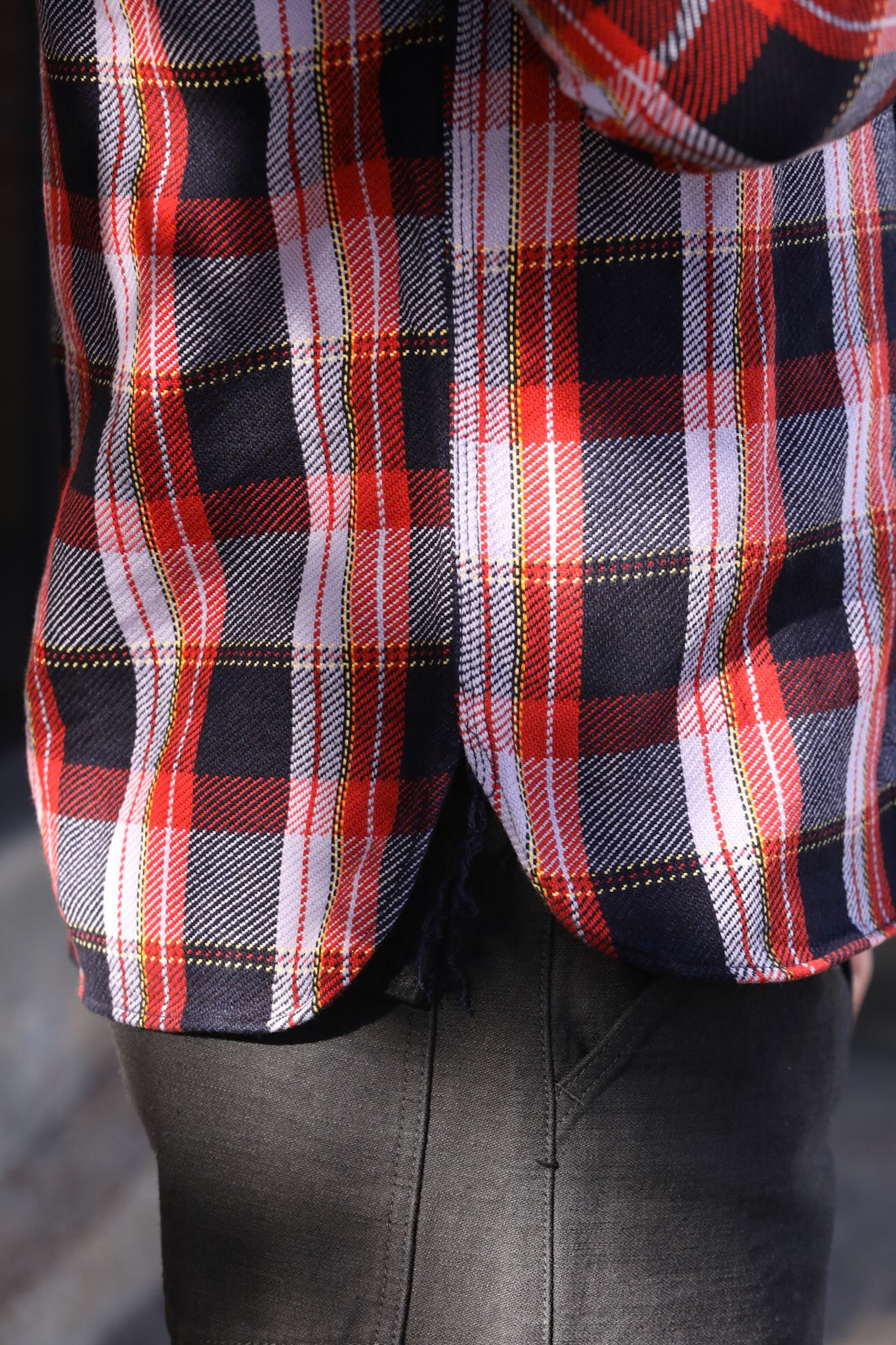 SIN25-01 Rope Dyed Indigo Flannel Shirt-Purple