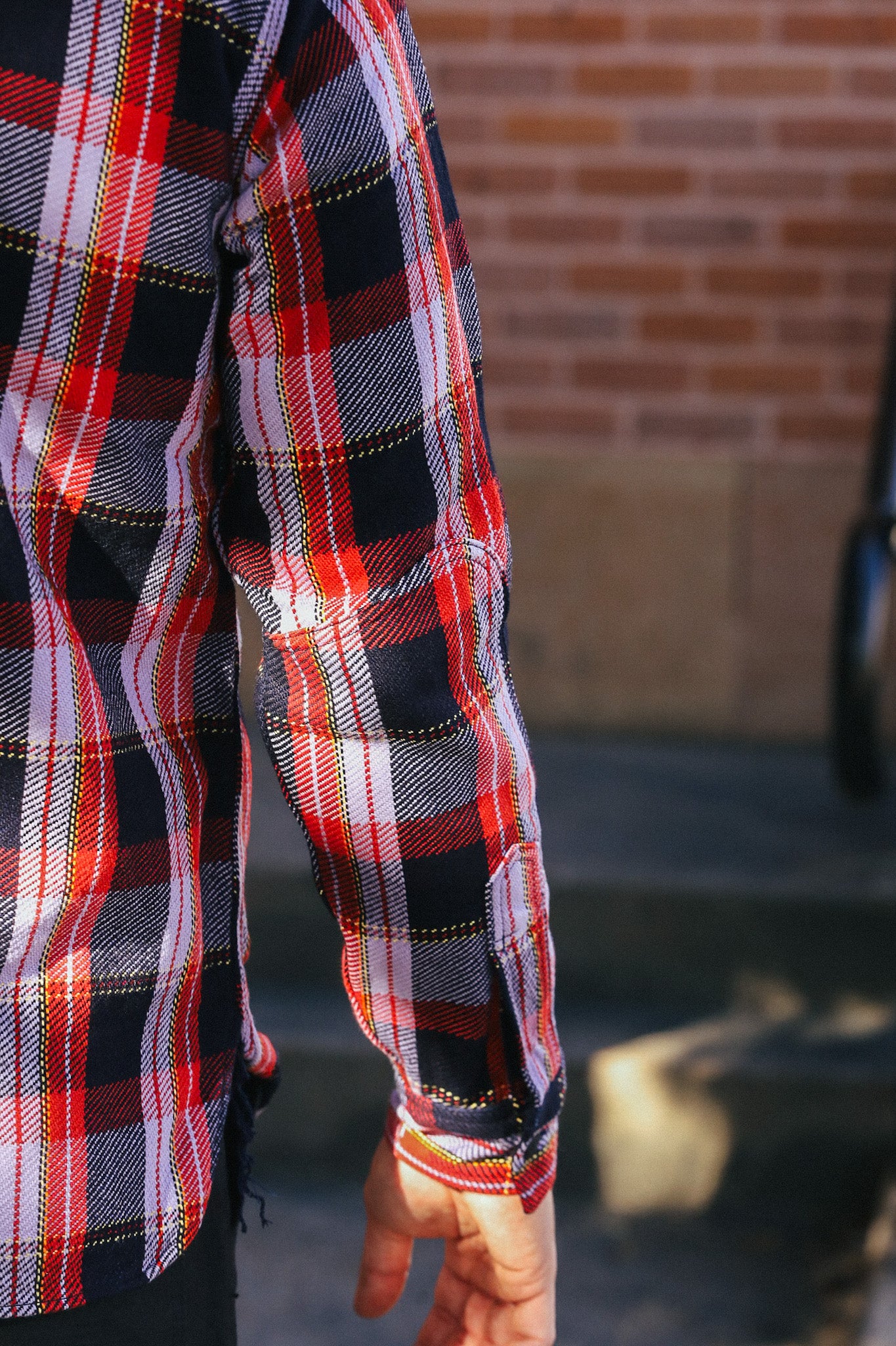 SIN25-01 Rope Dyed Indigo Flannel Shirt-Purple