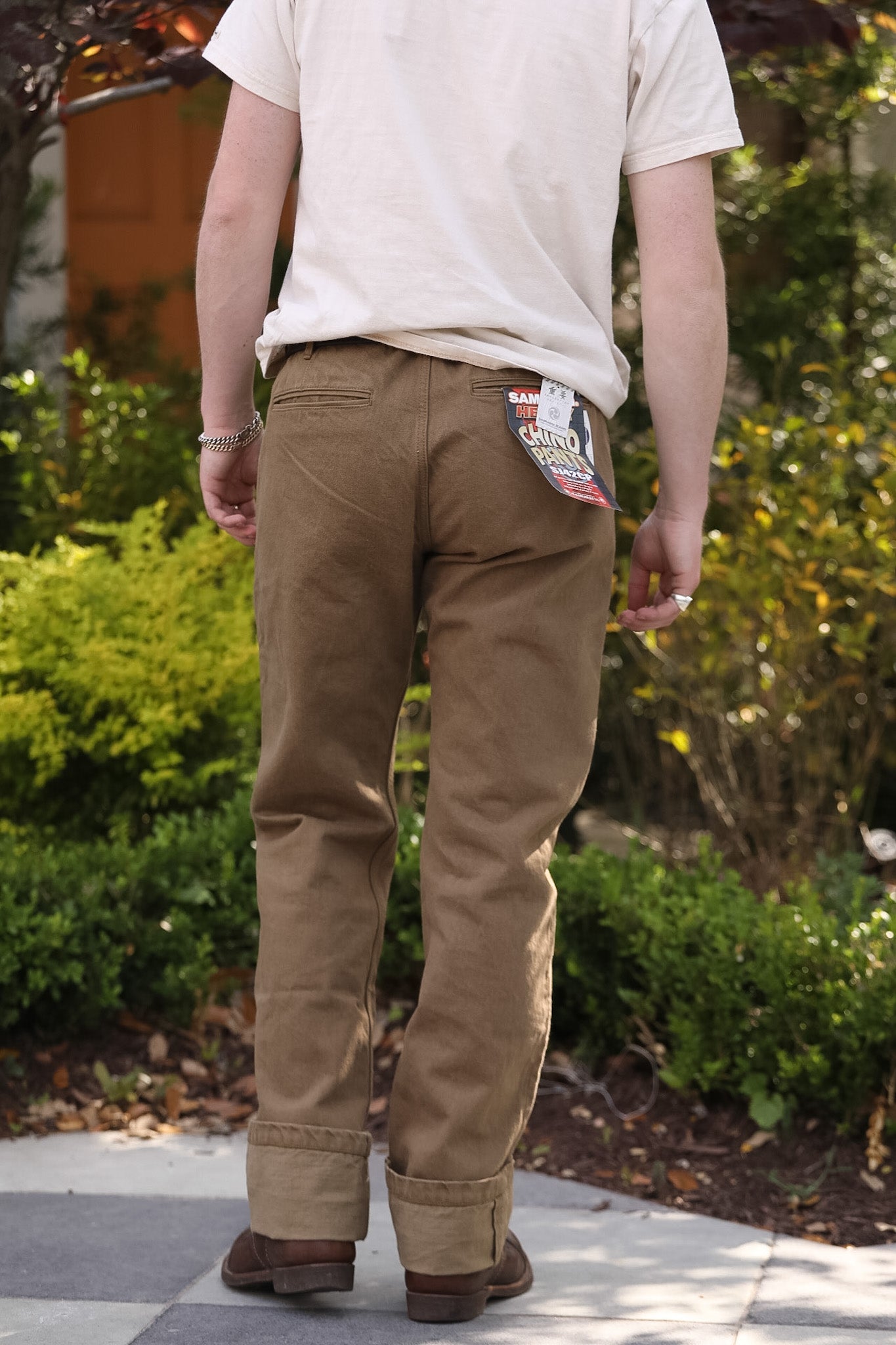 SJ42CP Samurai Heavy Chino Trousers- Khaki – Iron Shop Provisions