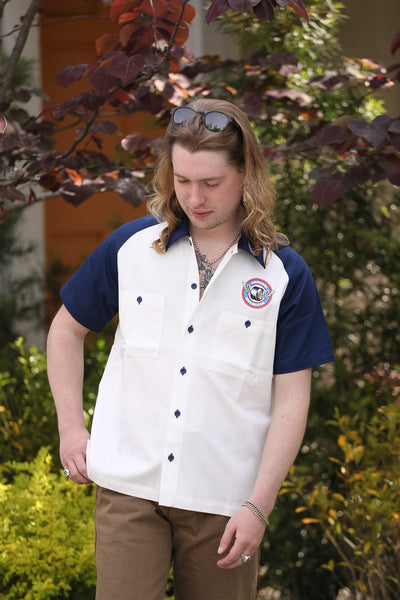 SMGS26 Samurai Motor Club Shirt- Navy – Iron Shop Provisions