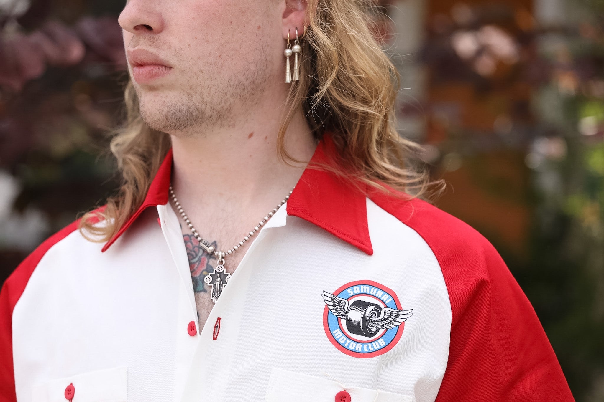 SMGS26 Samurai Motor Club Shirt- Red – Iron Shop Provisions