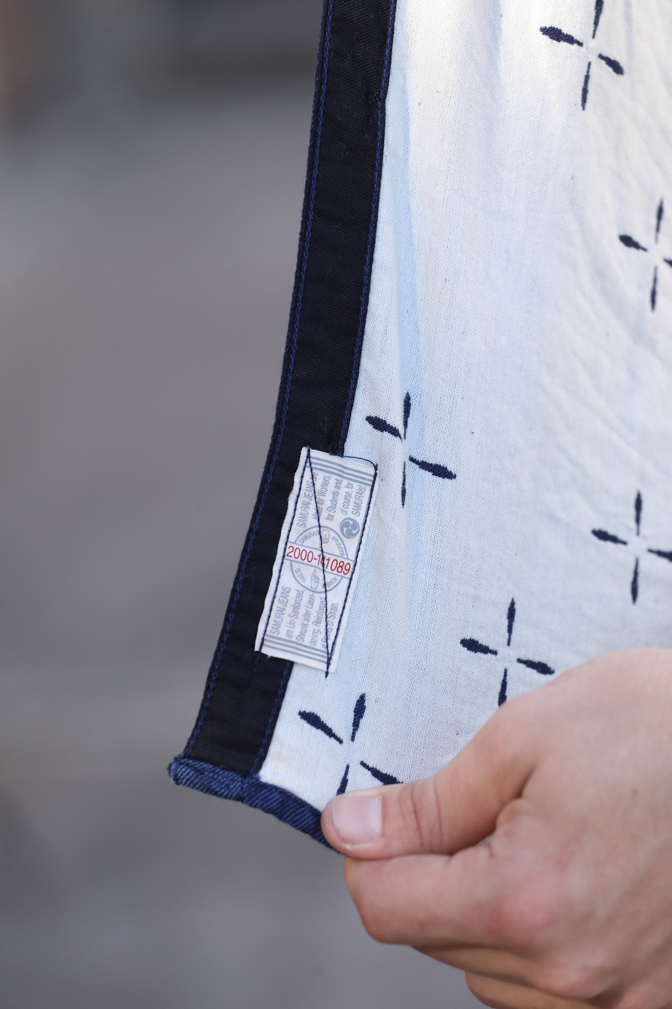 SSS25-02 Narihirabishi Goldfish Pattern Jacquard Work Shirt