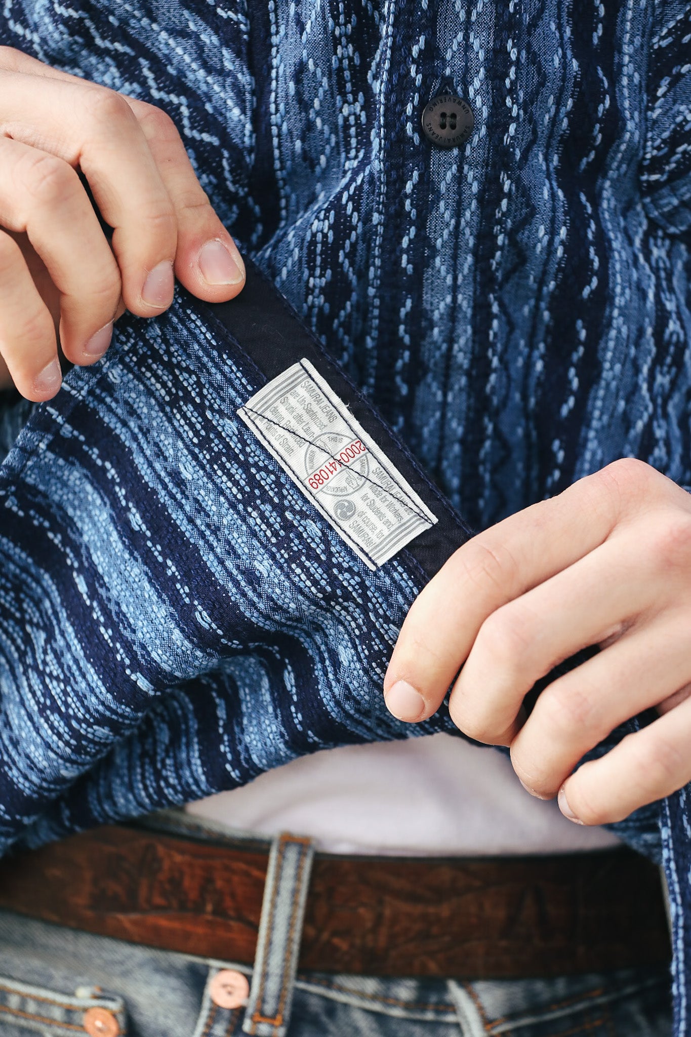 kokko様 Sashiko Wide Tapered 5P Pants