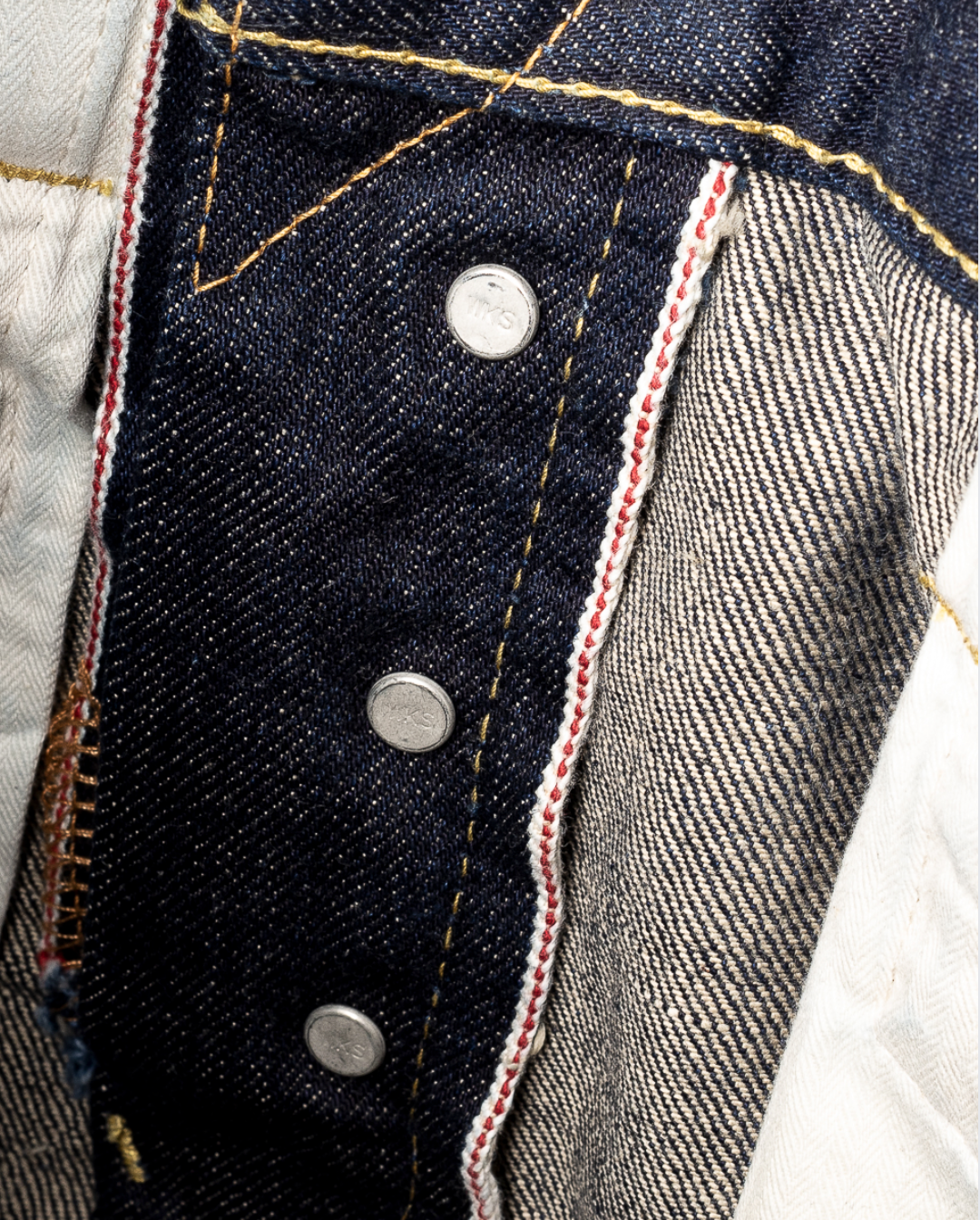 17oz Selvedge Denim Super Slim Cut Jeans - Natural Indigo IH-555N