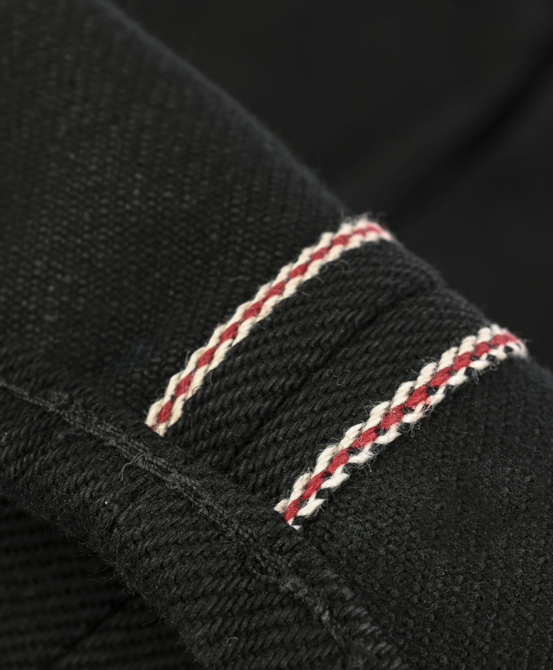21oz Selvedge Denim Straight Cut - Superblack Non-Fade IH-634S-SB