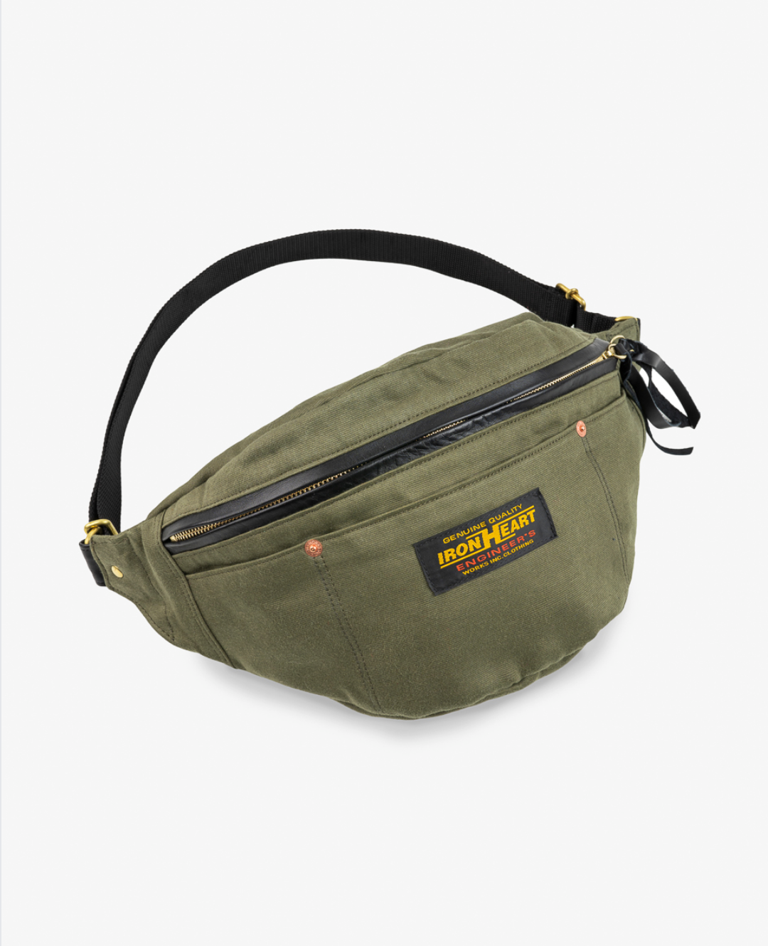 IHE-53-ODG Iron Heart 12oz Whipcord Waist Bag -Olive Drab Green