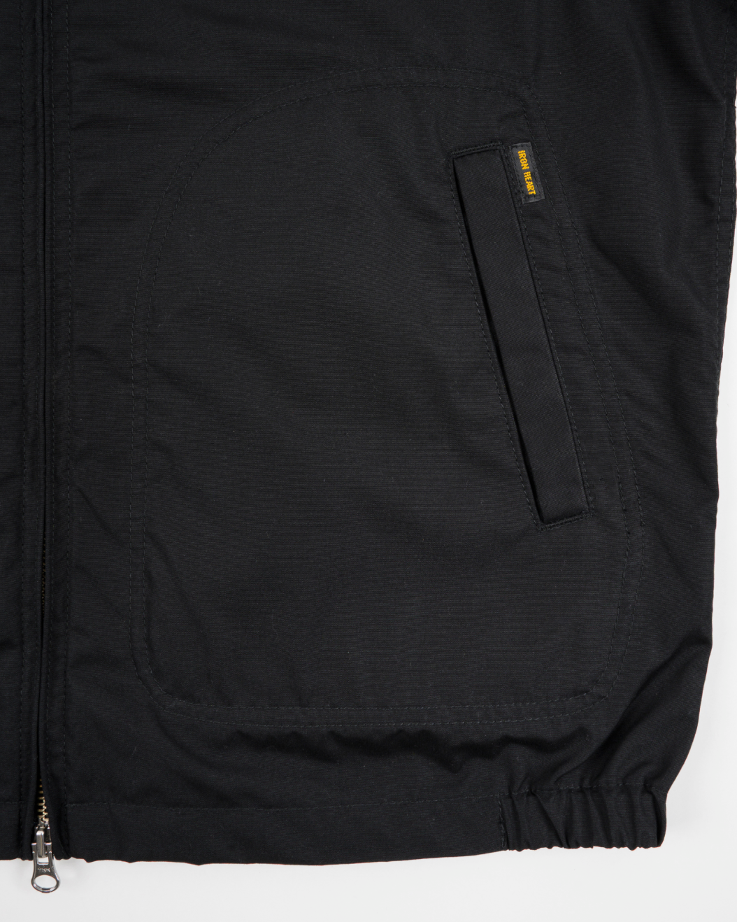 IHJ-166-BLK Iron Heart 5.3oz Water Repellent Drizzler Jacket