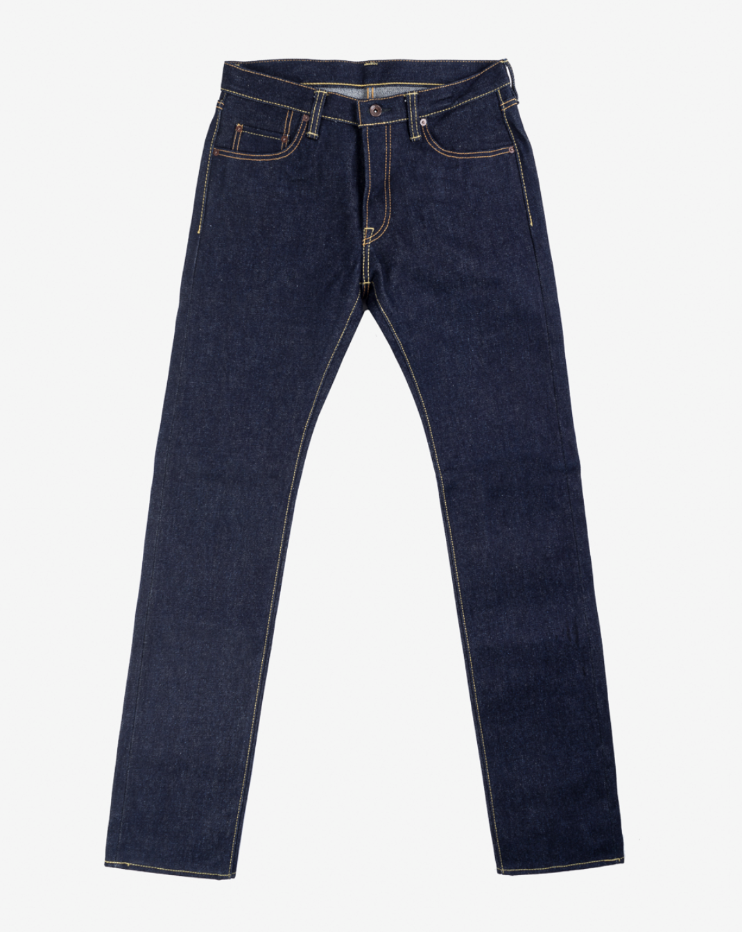IH-777S-UHR Iron heart 21/23oz Ultra Heavy Raw Selvedge Denim Slim Tapered Cut Jeans - Indigo